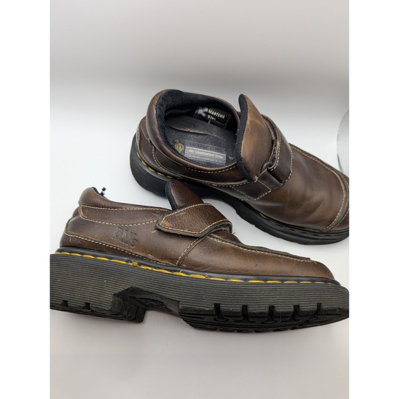 VTG Dr. Martens MIE Monk Strap Chunky Soles England‎ Shoes UK 4 US 5 W 7 Grunge main image 6